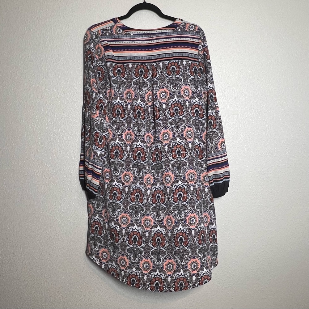 Umgee Multicolor Patterned Mini Dress - Picture 12 of 14